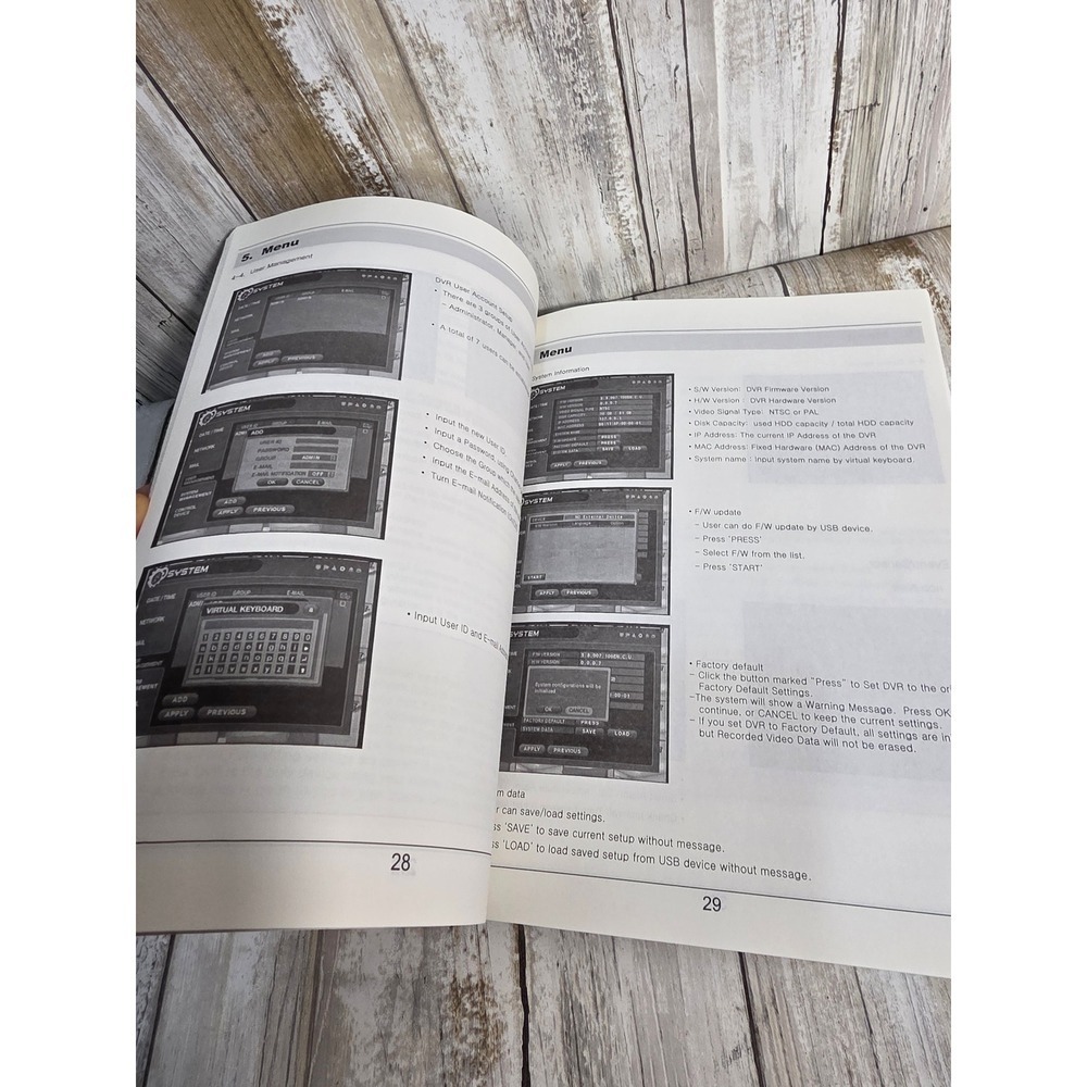 GANZ Digimaster Series DVR Instruction Manual DR4N DR8N DR16N CD Security Guide - Picture 5 of 10